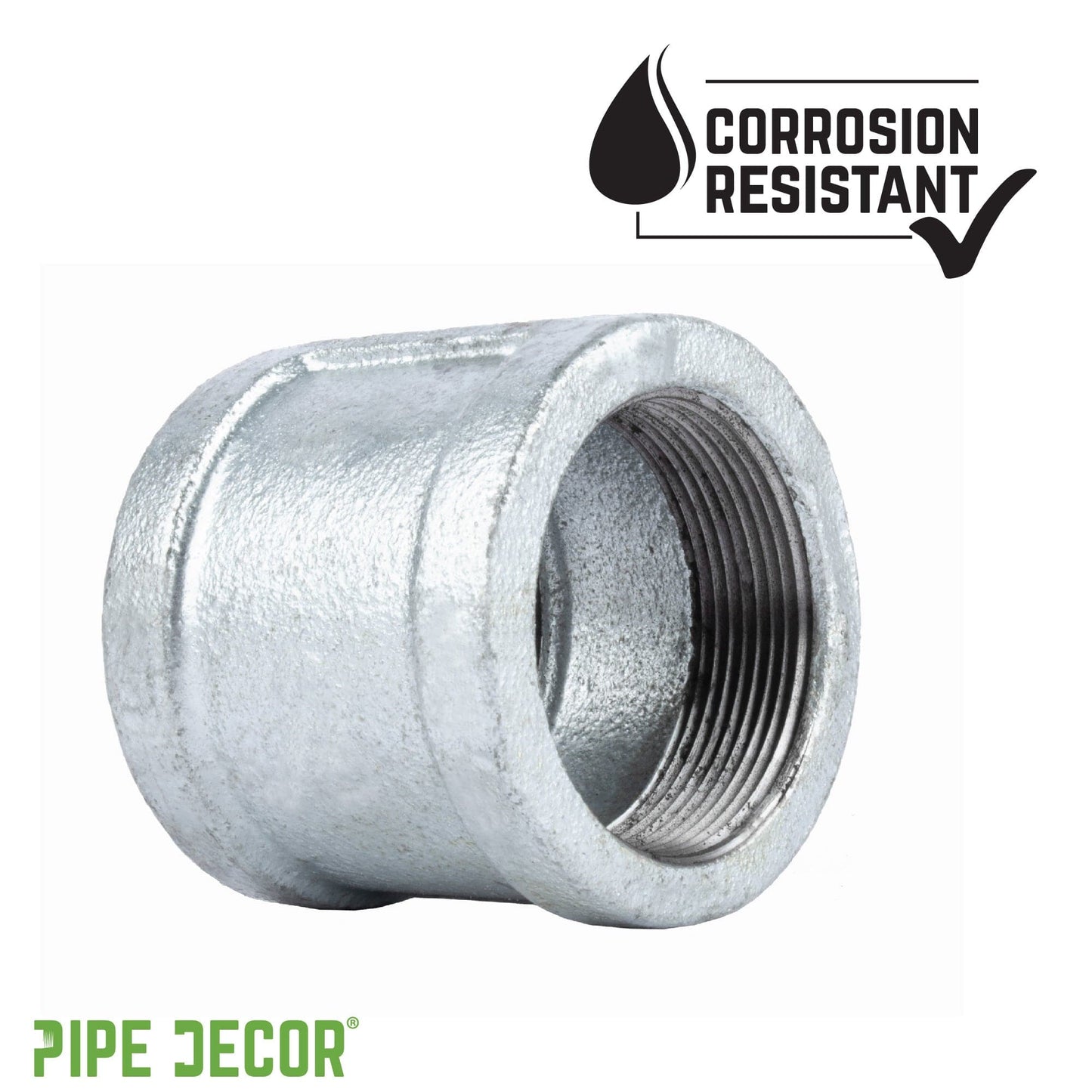 3/4 in. Galvanized Iron Coupling