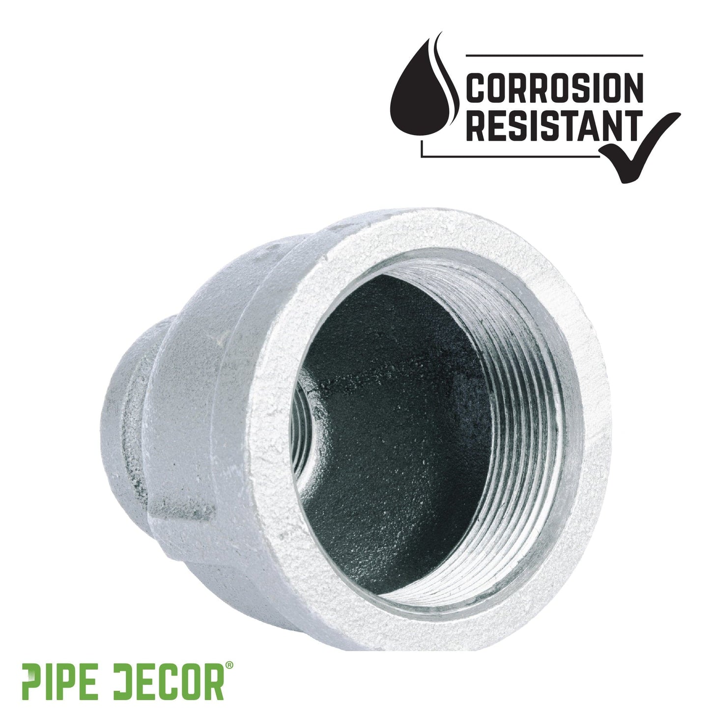 1 1/4 in. x 3/4 Galvanized Iron Reducing Coupling
