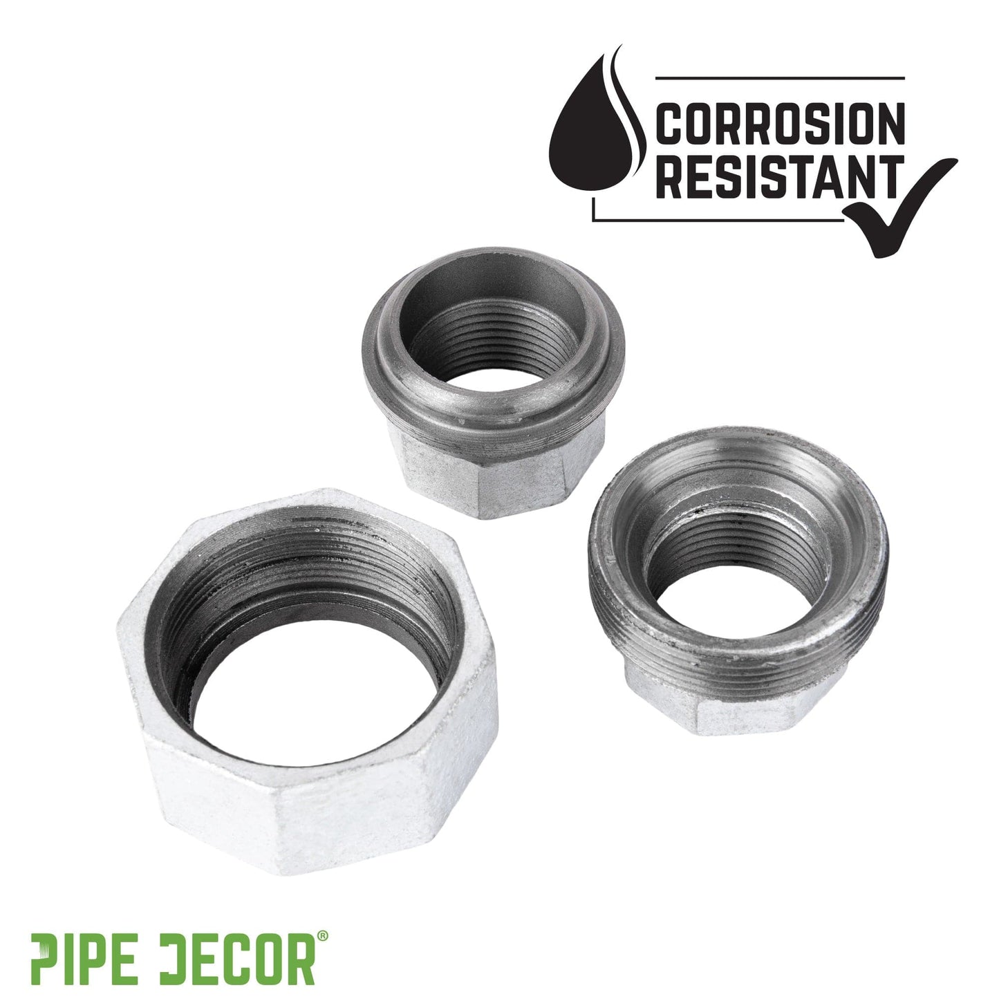 1 in. Galvanized Iron Union