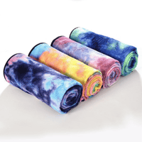 JupiterGear Tie Dye Yoga Mat Towel with Slip-Resistant Grip Dots Jupiter Gear