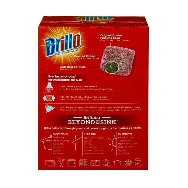 Brillo Steel Wool Soap Pads, 10 Count EasyOptionXY LLC