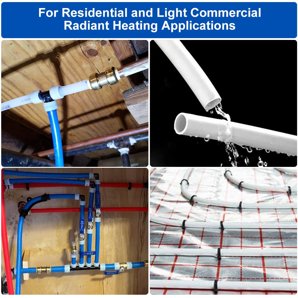 3/4" 100ft PEX-A Pipe (White & Cutter)