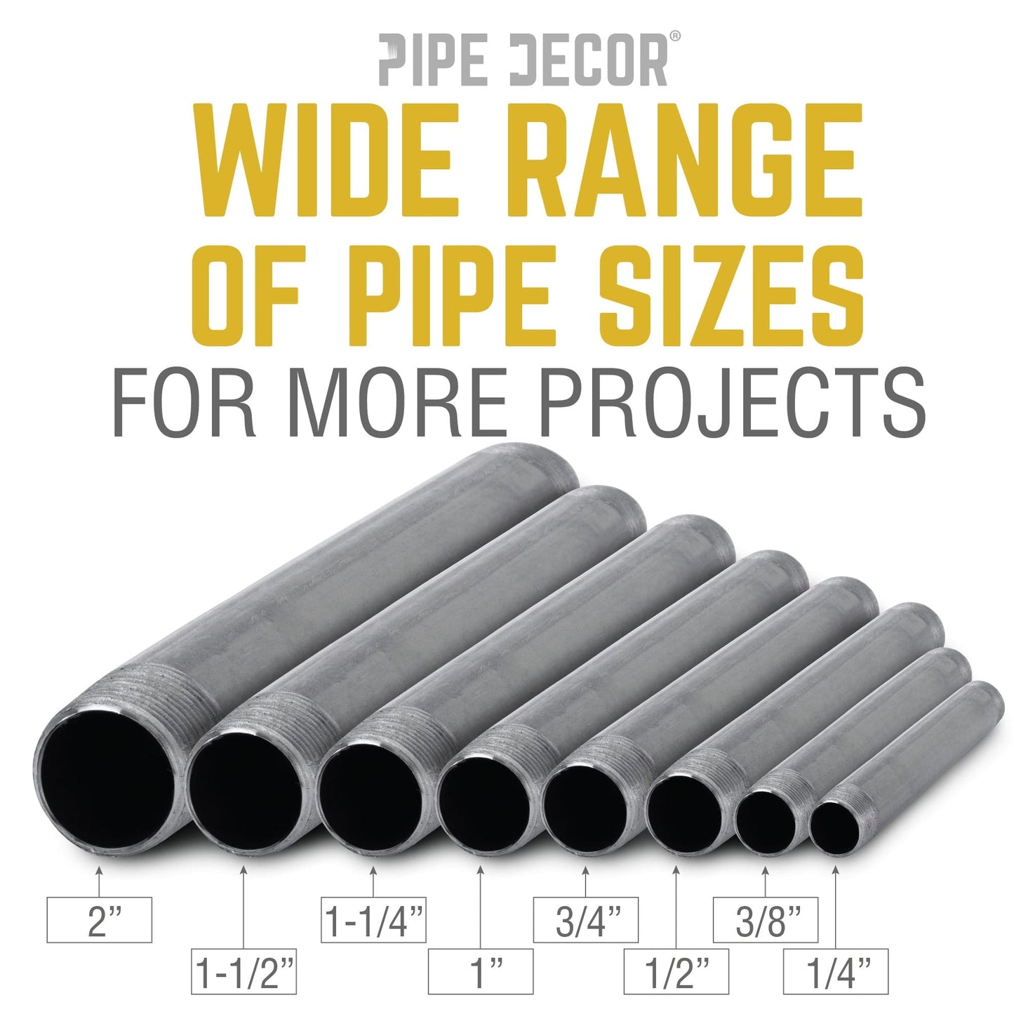 1 1/4 in. x 5 1/2 in. Black Pipe