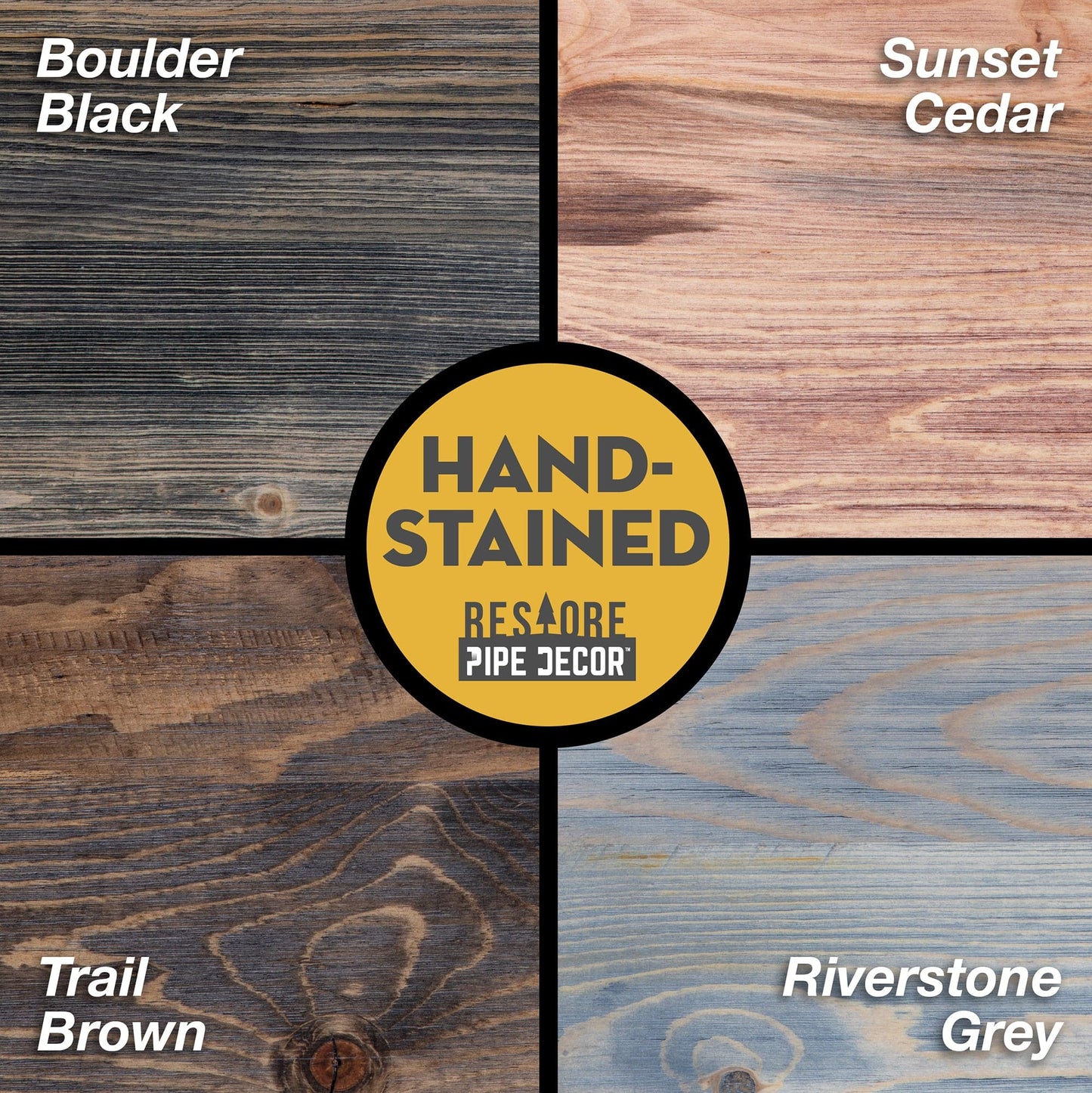 Skyline Trail Brown Solid Wood Desk with 28 in. Landscape Legs