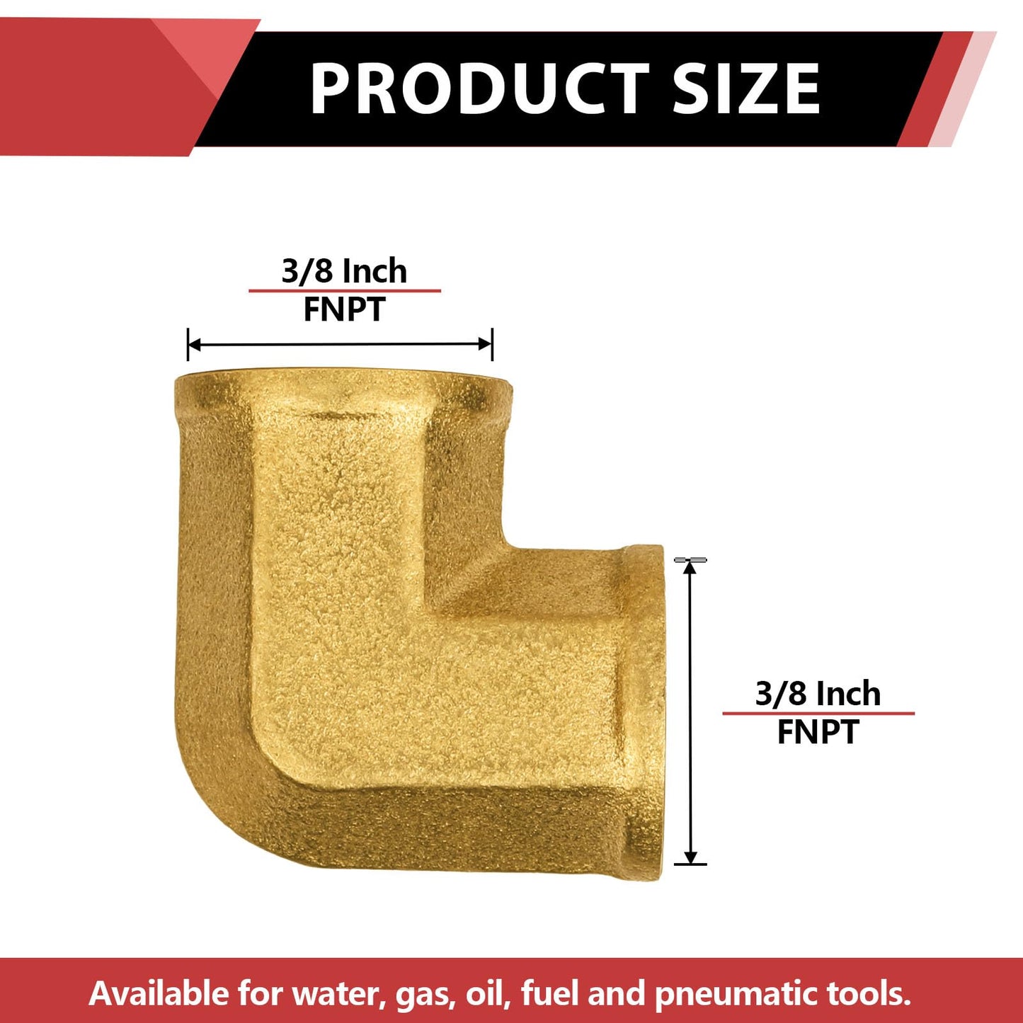 30 Pcs 3/8" Female NPT Elbow