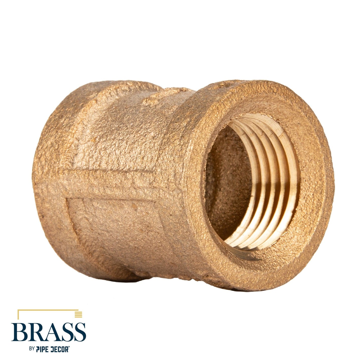 1/2 in. Red Brass Coupling PIPE DECOR
