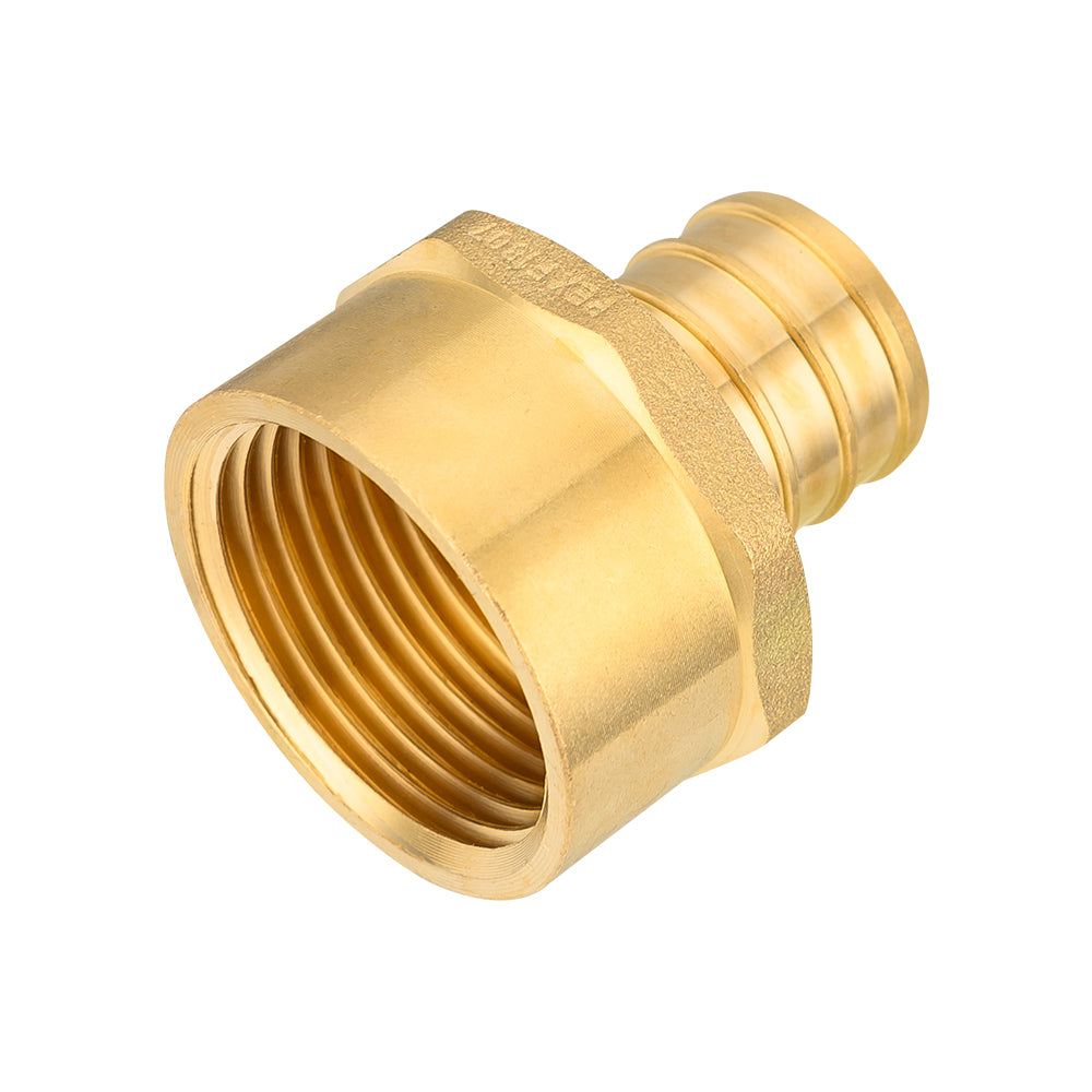 PEX-B Crimp 3/4" PEX x 3/4" Female Threaded Adapter (Lead Free)