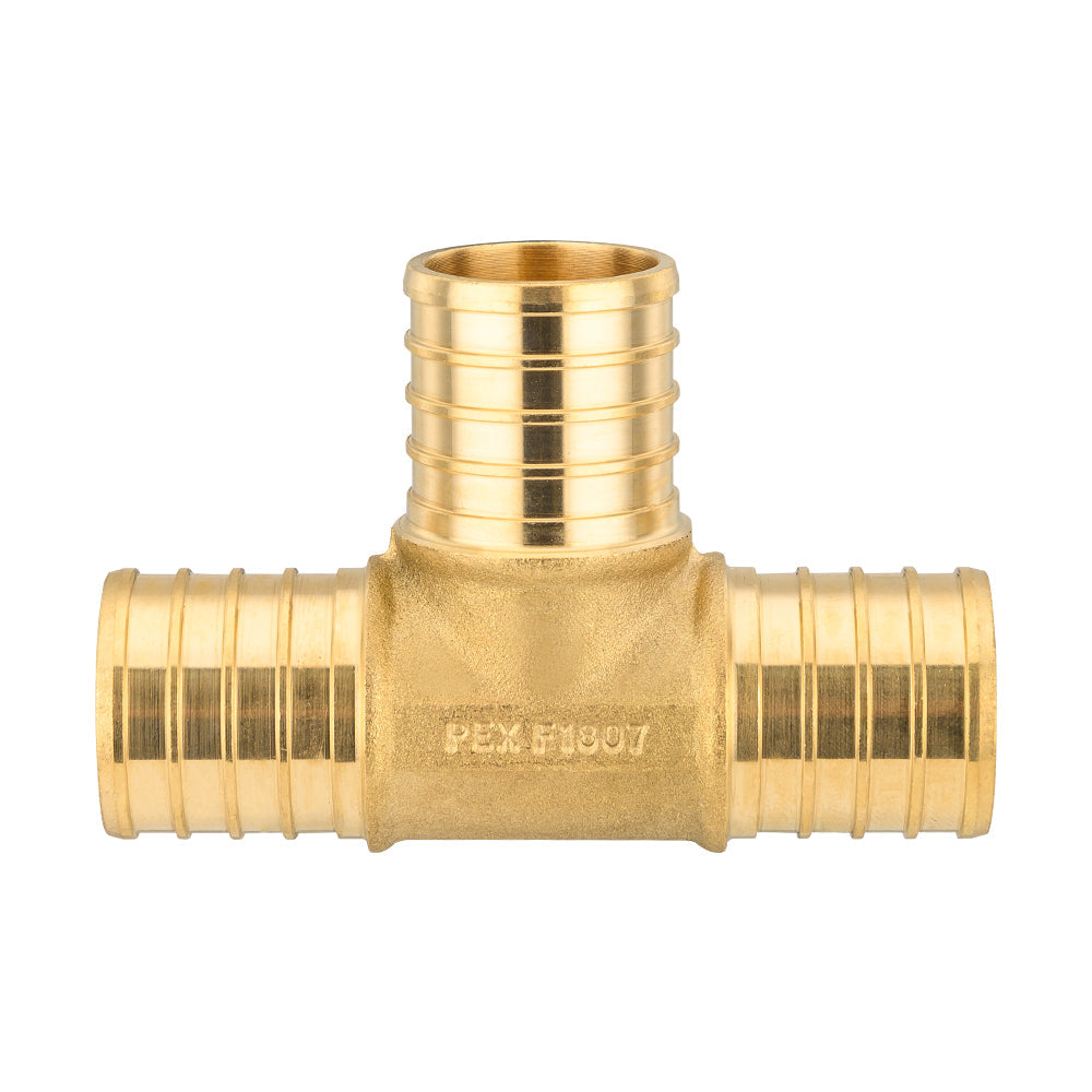 PEX-B Crimp 3/4" PEX x 3/4" PEX x 3/4" PEX Tee (Lead Free)