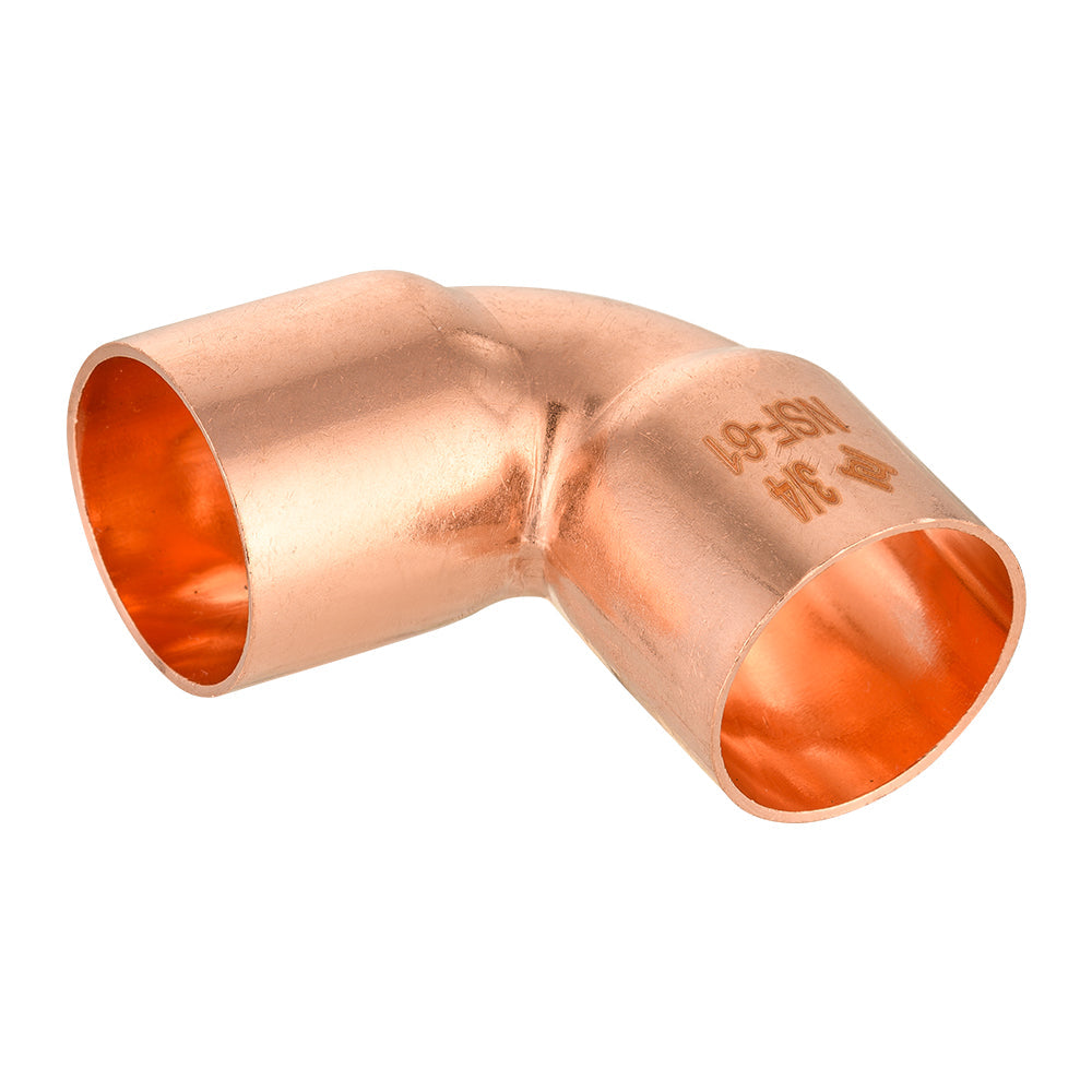 Pro 25 Pack 3/4" 90º Short Radius Copper Elbow