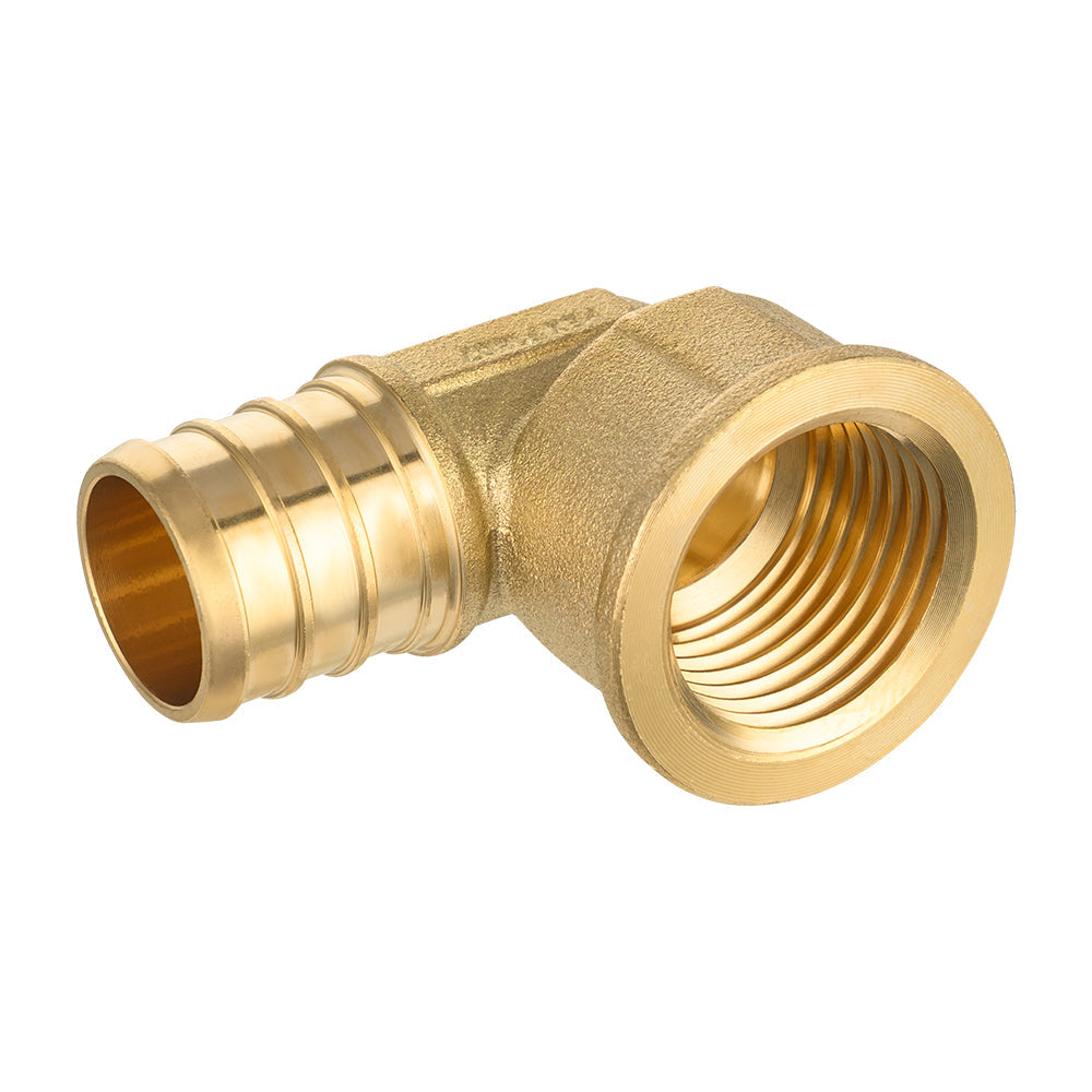 PEX-B Crimp 3/4" PEX x 3/4" Female Threaded Elbow (Lead Free)