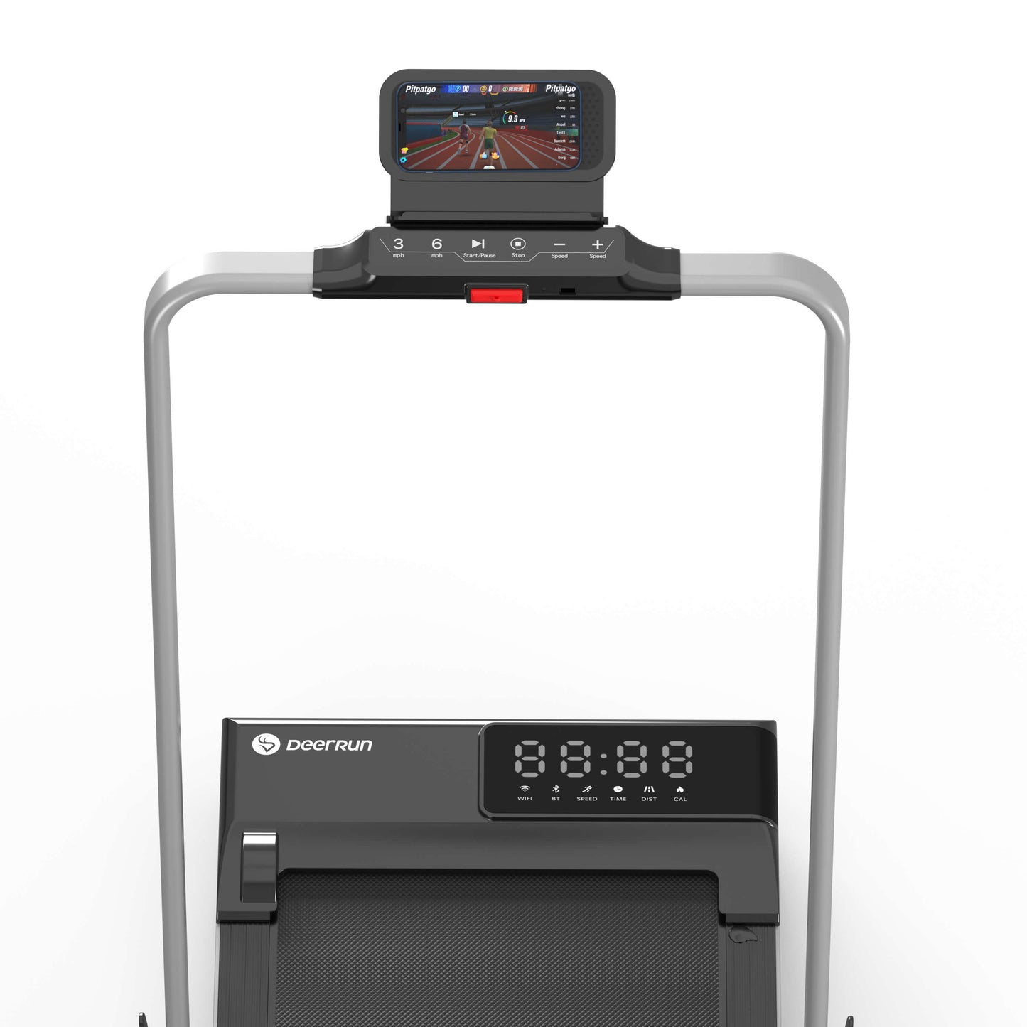 DeerRun® DeerRun A5 Pro Smart 2 in 1 Folding Treadmill Silver