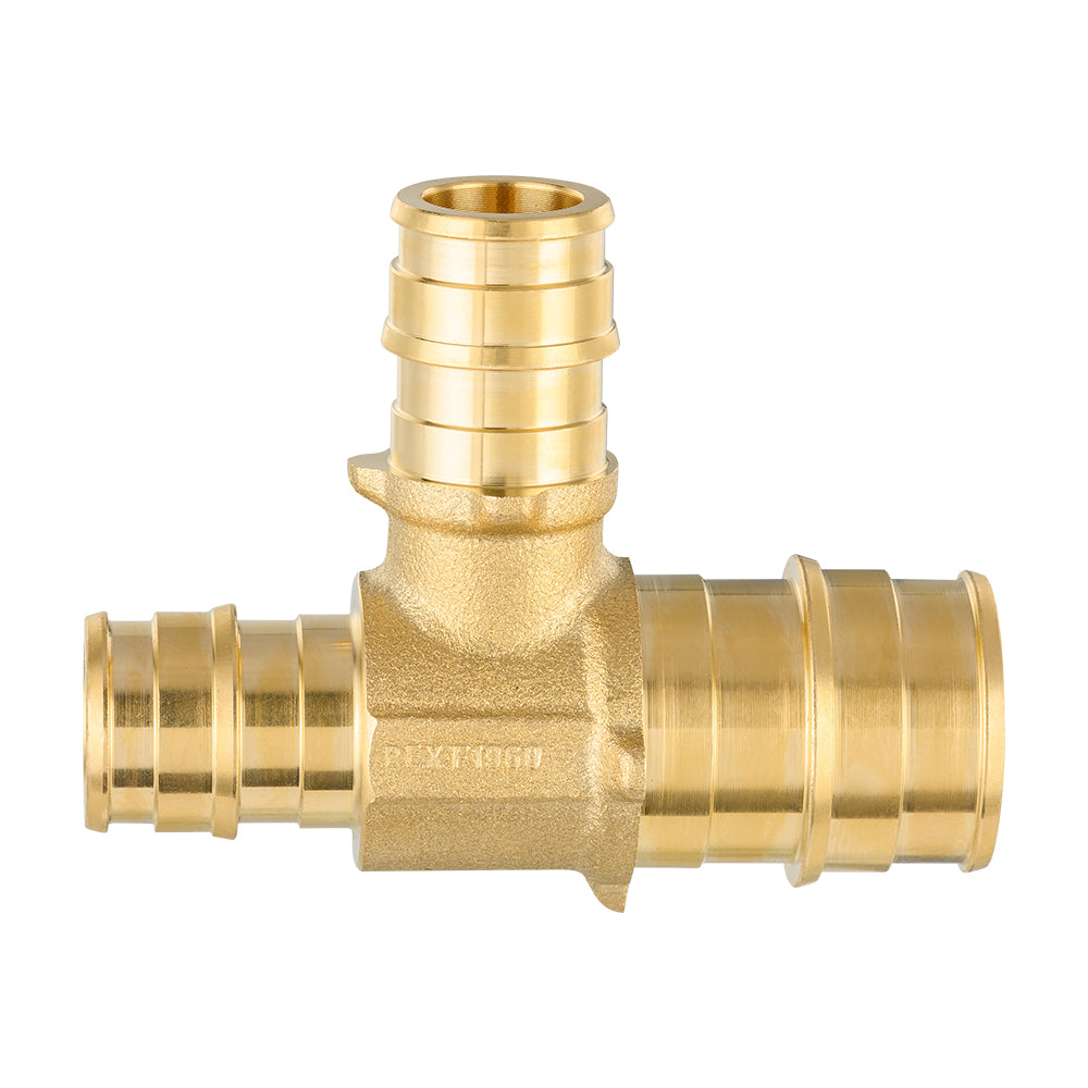 PEX A Expansion 3/4" x 1/2" x 1/2" PEX Expansion Reducing Tee (Lead Free)