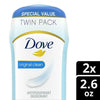 Dove Original Clean Antiperspirant Deodorant, 2.6 oz, Twin Pack EasyOptionXY LLC