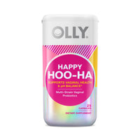 OLLY Happy Hoo-Ha, Women's Probiotic, Vaginal Health, Capsule Supplement, 25 Count EasyOptionXY LLC