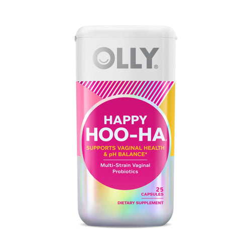 OLLY Happy Hoo-Ha, Women's Probiotic, Vaginal Health, Capsule Supplement, 25 Count EasyOptionXY LLC