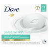 Dove Beauty Bar Sensitive Skin More Moisturizing Than Bar Soap, 3.75 oz, 12 Bars EasyOptionXY LLC