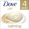 Dove Beauty Bar Calming Oatmeal and Rice Milk Scent, 3.75 oz, 4 Pack EasyOptionXY LLC