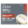 Dove Men+Care Men's Bar Soap Deep Clean, 3.75 oz, 8 Bars EasyOptionXY LLC