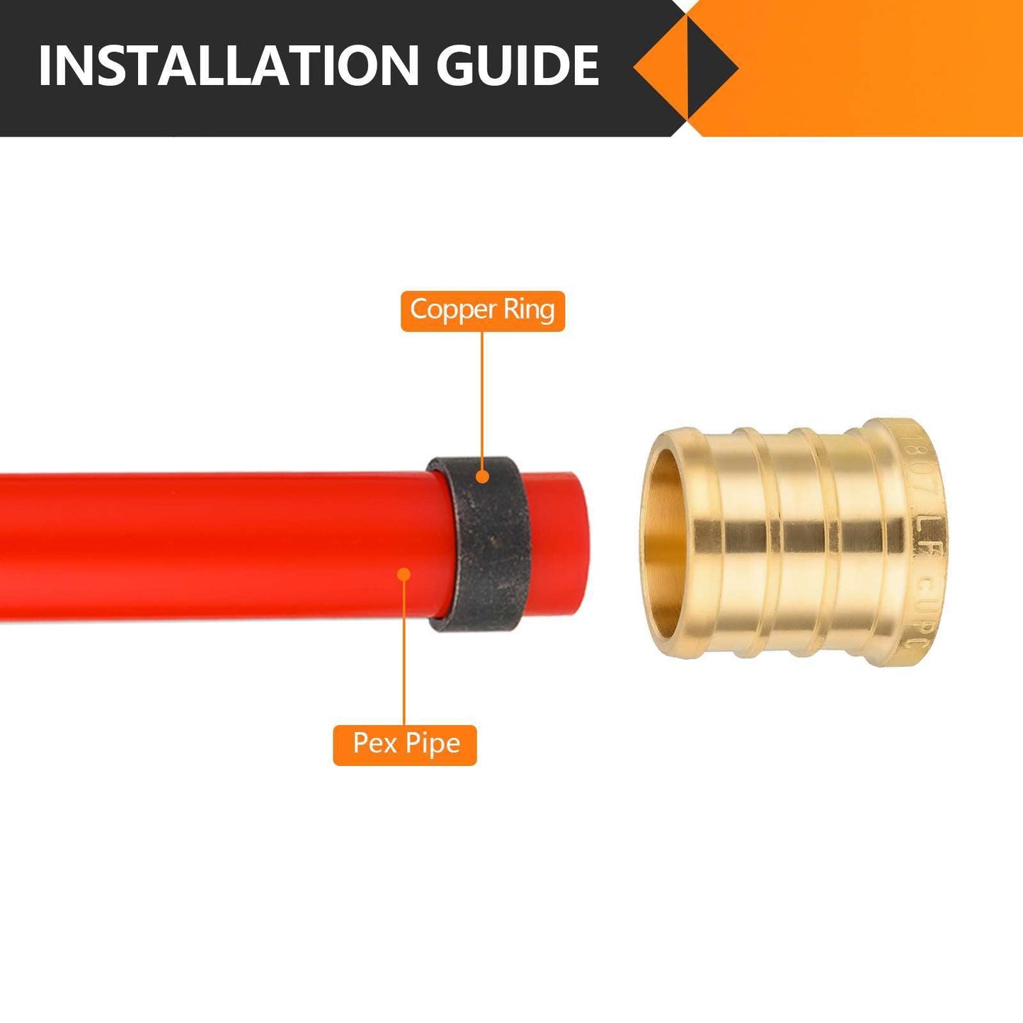 PEX-B Crimp 3/4" Plug (Lead Free)