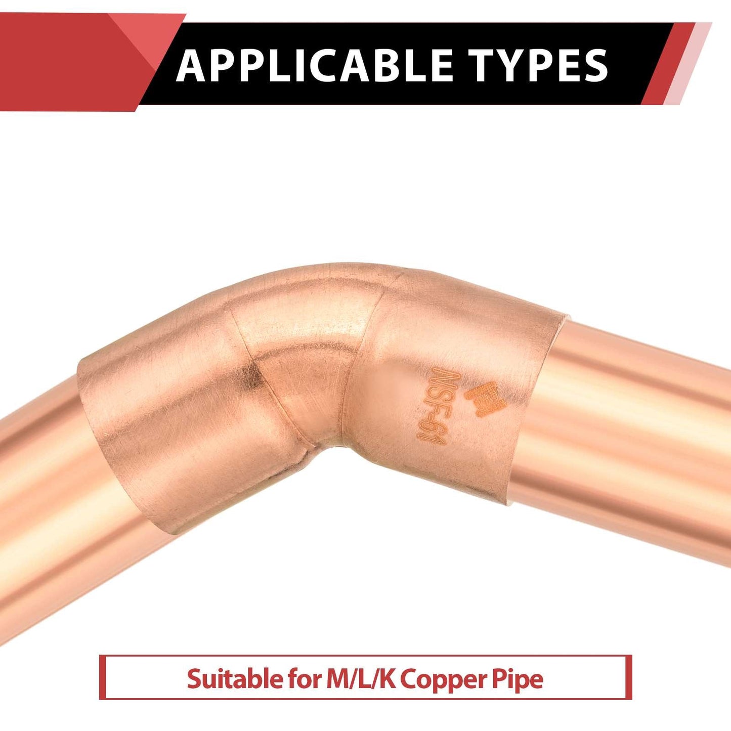 30 Pcs 1-1/4" 45º Copper Elbow at Wholesale Price
