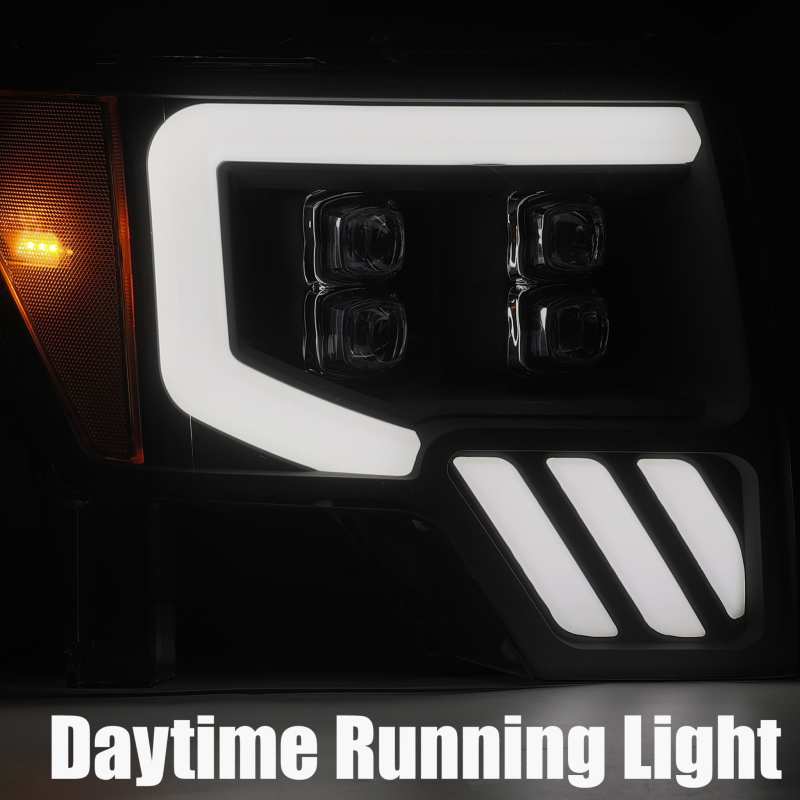 AlphaRex 09-14 Ford F150 NOVA-Series LED Projector Headlights Chrome
