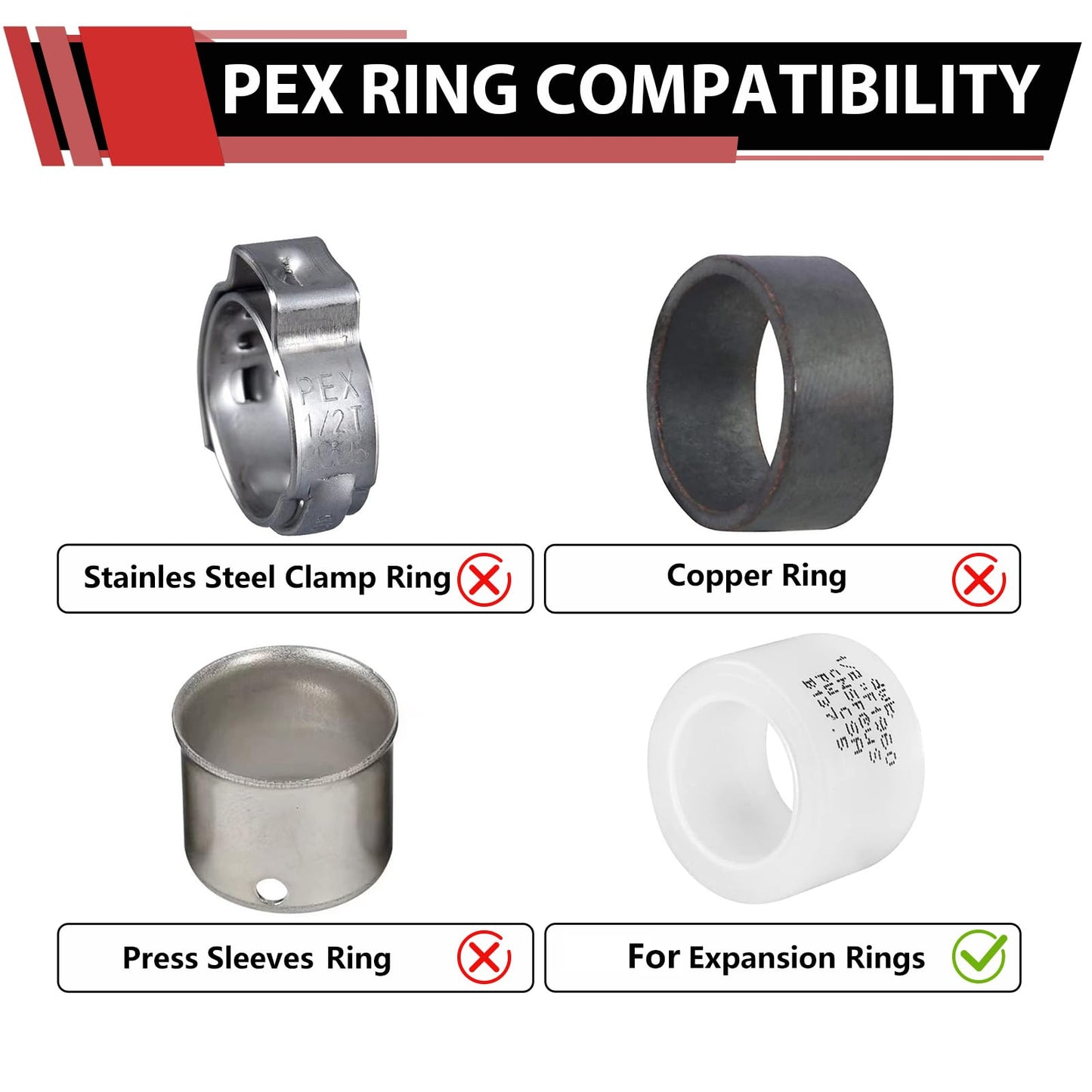 PEX A Expansion 3/4" PEX x 3/4" PEX x 3/4" Male Threaded F1960Tee (Lead Free)