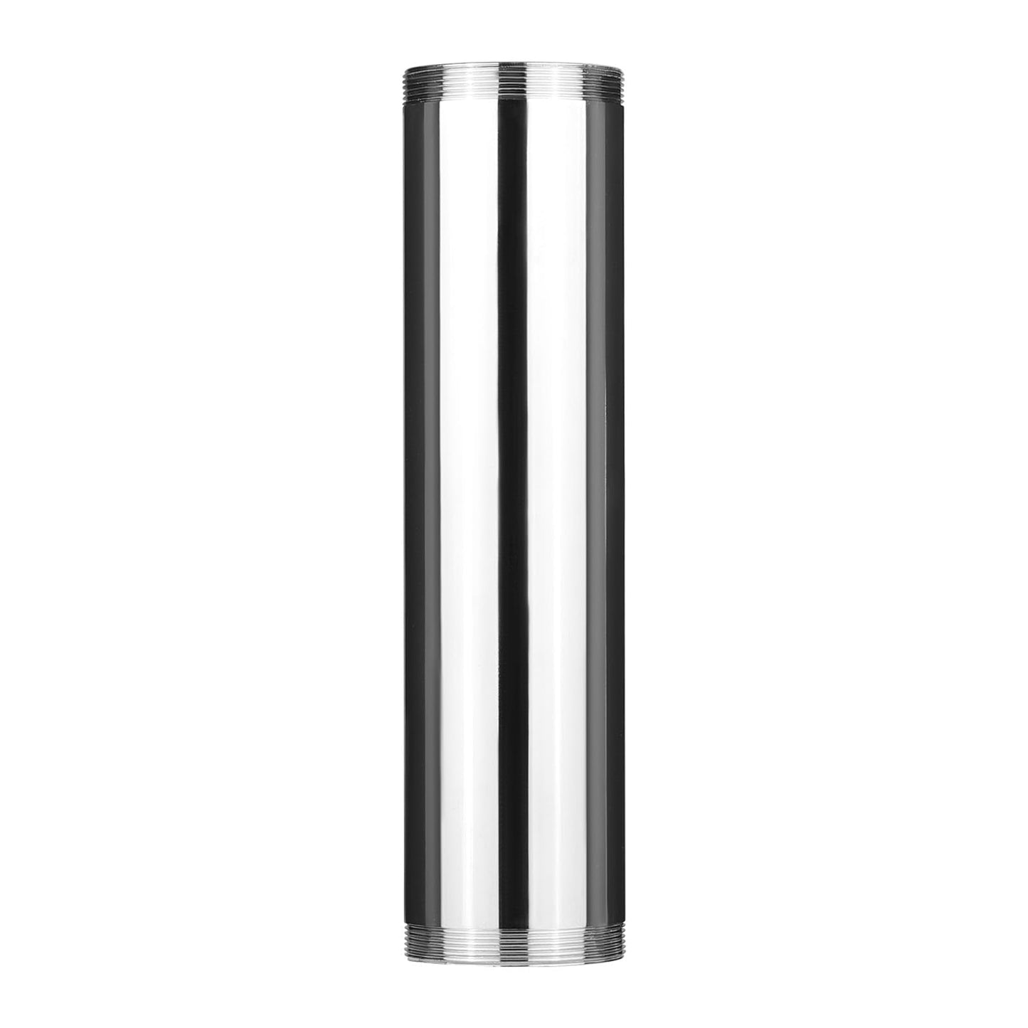 1-1/2" x 6" Double End Threaded Extension Tailpiece, 20GA, Chrome Plated Brass