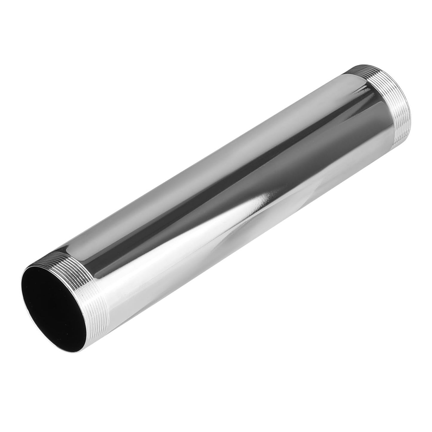 1-1/4" x 6" Double End Threaded Extension Tailpiece, 20GA, Chrome Plated Brass