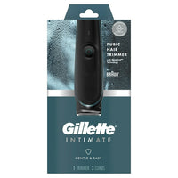 Gillette Intimate Electric Pubic Hair Trimmer for Men, Waterproof Body Groomer, Black EasyOptionXY LLC