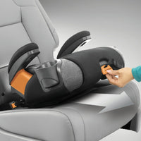Chicco KidFit Zip Plus 2-in-1 Belt Positioning Booster Car Seat - Taurus (Black/Grey) EasyOptionXY LLC