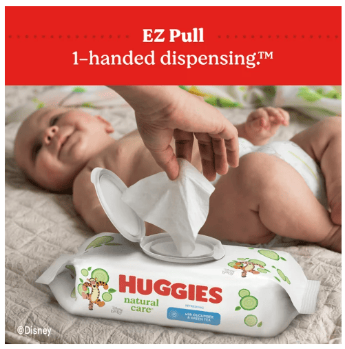 Huggies Natural Care Refreshing Baby Wipes; Cucumber Scent; 56 Count EasyOptionXY LLC