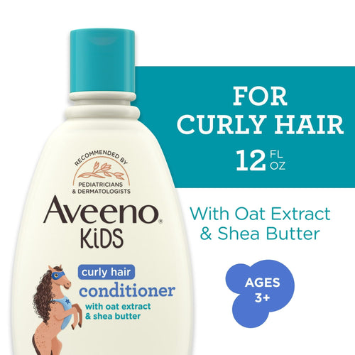 Aveeno Kids Curly Hair Conditioner, Tear Free Curl Hair Products, 12 fl oz EasyOptionXY LLC