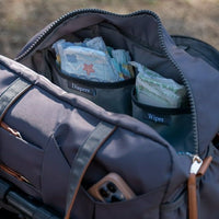 MoDRN Oliver Let's Go Tote Diaper Bag with Changing Pad and Stroller Straps, Gray EasyOptionXY LLC