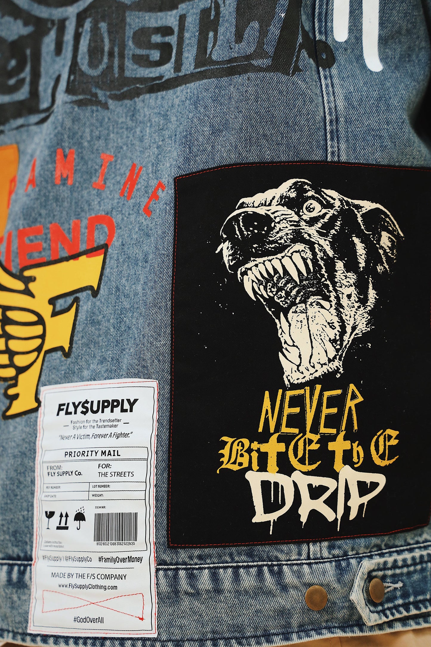 Fly Supply Co Fly Supply Co New Rich Denim Jacket (Denim)