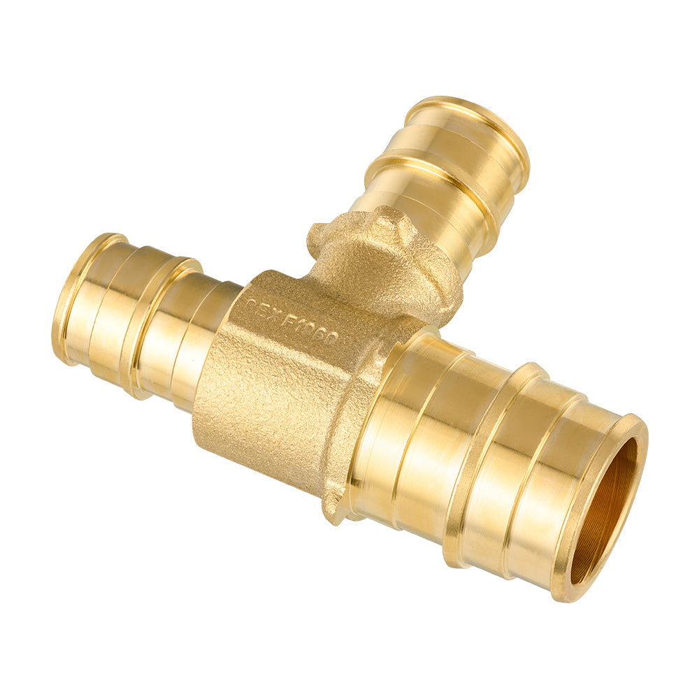 PEX A Expansion 3/4" x 1/2" x 1/2" PEX Expansion Reducing Tee (Lead Free)