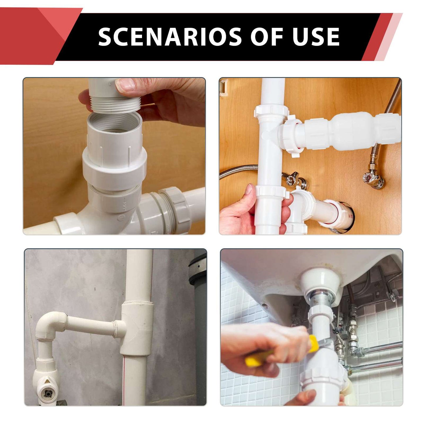 1-1/4" PVC In-Line Check Valve