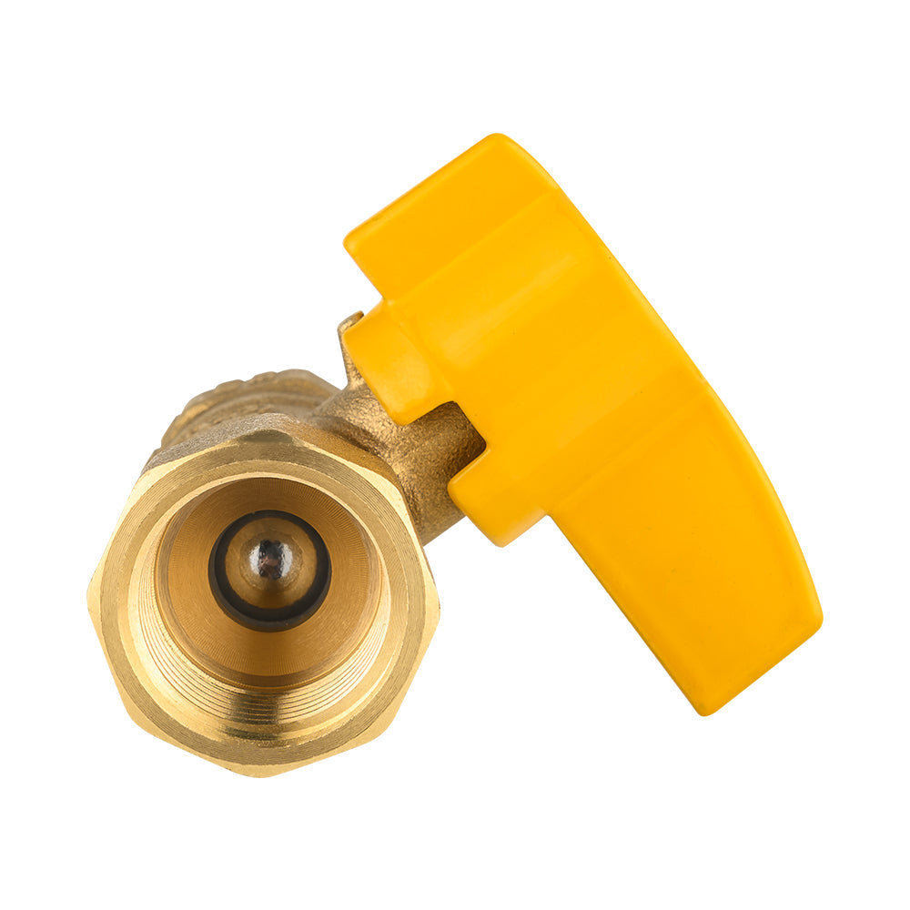 10 Pcs 3/4" FNPT Gas Valve, Yellow
