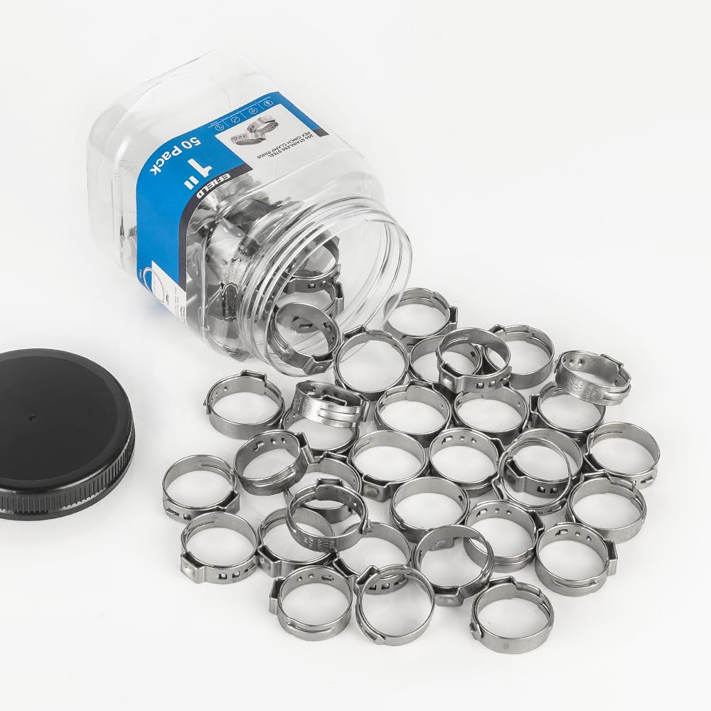 PEX Clamp Rings 1" (50) in Bottle