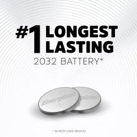 Energizer 2032 Batteries (4 Pack), 3V Lithium Coin Batteries EasyOptionXY LLC