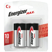 Energizer MAX C Batteries (2 Pack), C Cell Alkaline Batteries EasyOptionXY LLC
