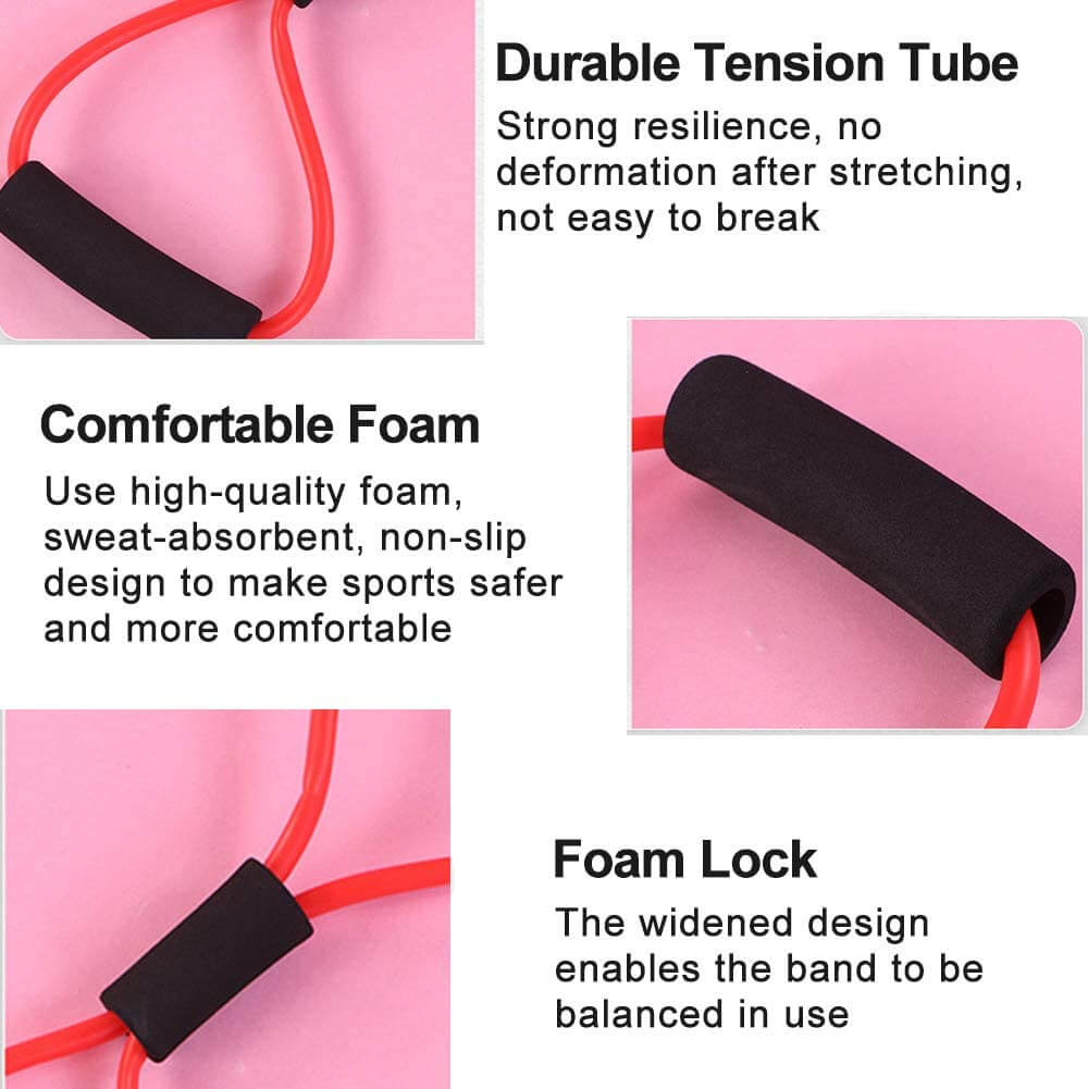 JupiterGear Figure-8 Resistance Band for Strength and Stability Exercises