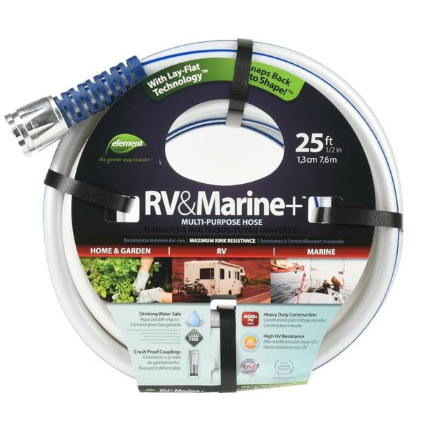 Element RV & Marine Heavy-Duty 1/2" x 25' Multi-Purpose Hose EasyOptionXY LLC