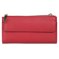 Dopp Women's Cosmopolitan Wallet Leather, Red EasyOptionXY LLC