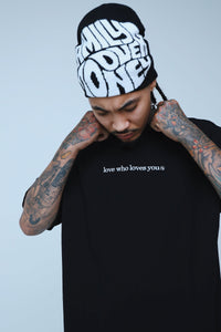 Fly Supply Co Fly Supply Co Love Who Loves You (Black - Oversize Shirt)