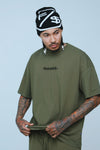 Fly Supply Co Fly Supply Co Dues Paid (Military Green - Oversize Shirt)