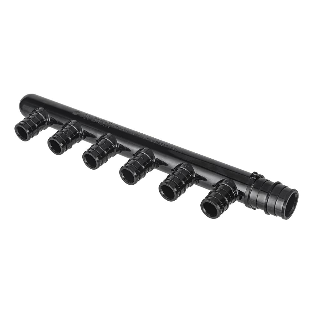 PEX A Expansion 3/4" x 1/2" Closed Manifold (6 port)