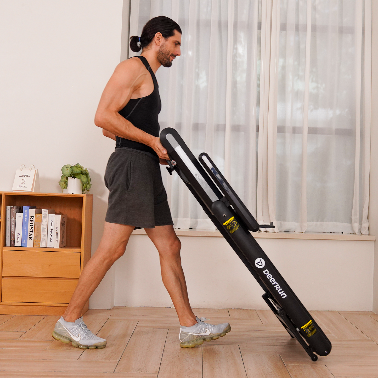 DeerRun X20 Treadmill with 15% Auto Incline Full Running Deck Treadmill | 400Lbs, 11.3Mph