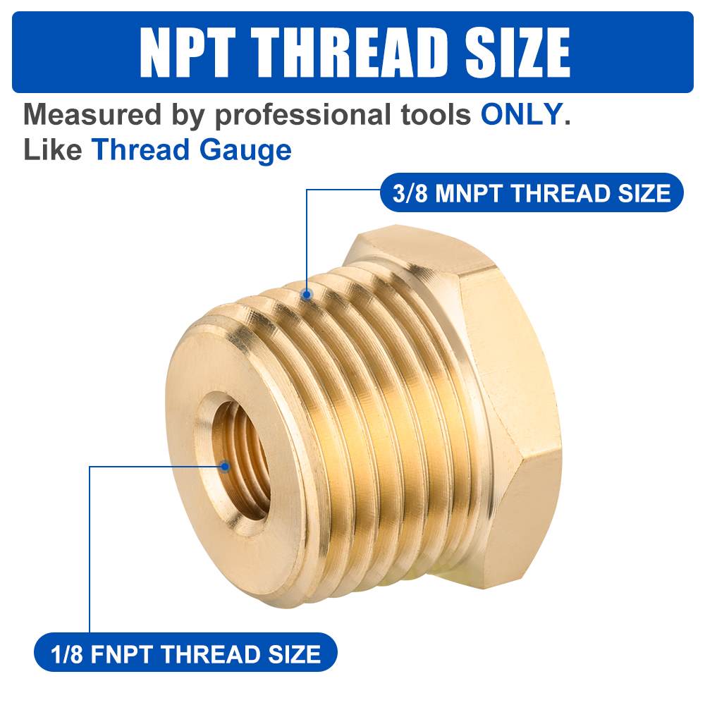 30 Pcs 3/8" M x 1/8" F NPT Connector