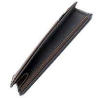Dopp Men's Alpha RFID Front Pocket Get-Away Leather, Black EasyOptionXY LLC