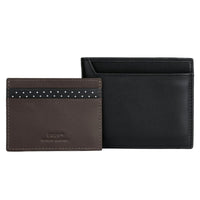 Dopp Men's Alpha RFID ID Convertible Thinfold Leather, Black EasyOptionXY LLC